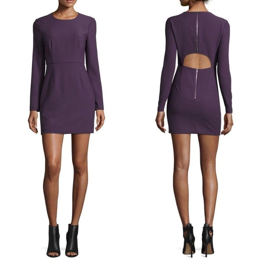 Elizabeth and James Rudi Deep Plum Dress Size 6 NWT